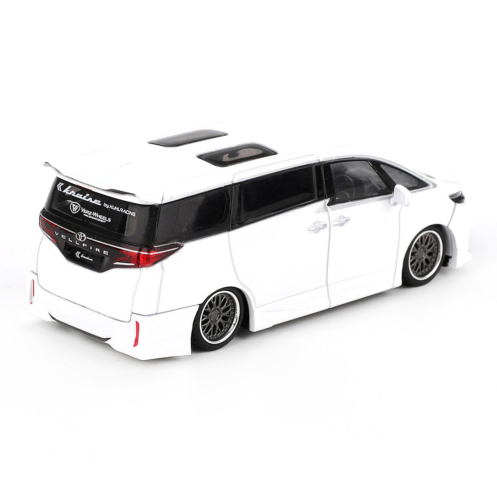 MINI GT 1:64 Scale Toyota Vellfire 40 KUHL White Die-Cast Model Car