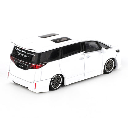 MINI GT 1:64 Scale (Blister Pack) Toyota Vellfire 40 KUHL White Die-Cast Model Car – MGT01180