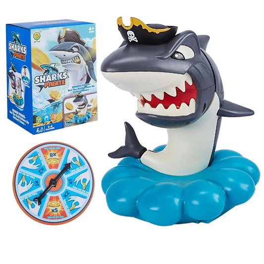 Pop-Up Shark Game – Fun Pirate Surprise Toy for Kids - Jaiman Toys