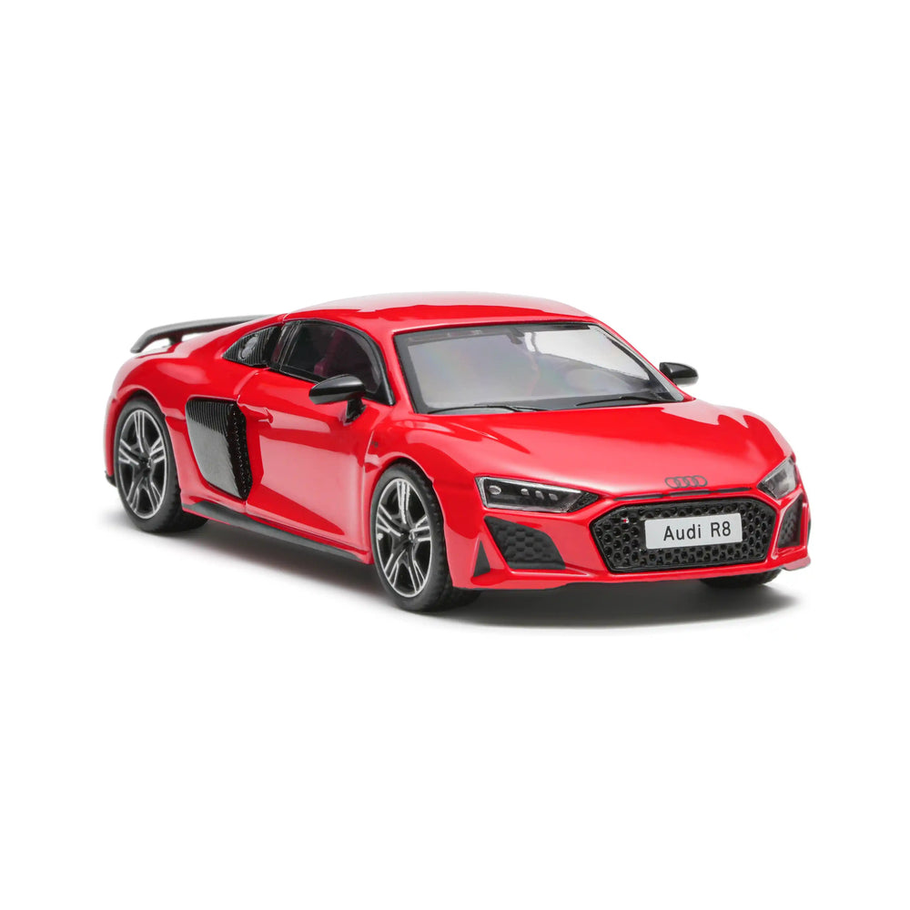 MASSDI 1:64 2022 Audi R8 V10 Coupe Performance Red Die-Cast Model Car Collectible