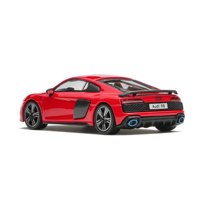 MASSDI 1:64 2022 Audi R8 V10 Coupe Performance Red Die-Cast Model Car Collectible