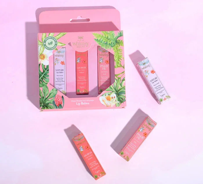 Whimsy Essential Care Lip Balms - Pack of 3 - Jaiman Toys