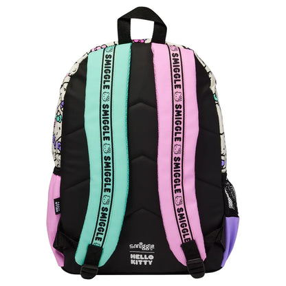 Smiggle 15-Inch Premium Hello Kitty Backpack – School Bag for Girls with Padded Straps