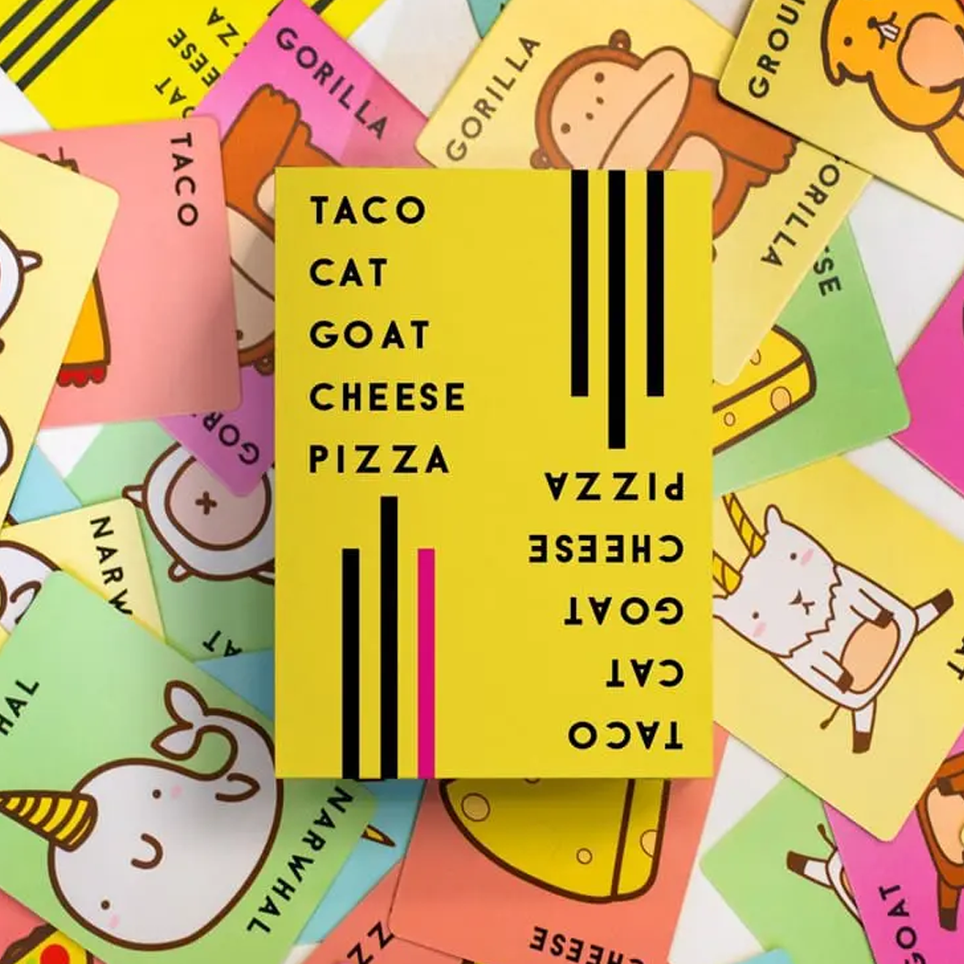 TACO CAT GOAT CHEESE PIZZA - DOLPHIN HAT GAMES - Social Card Games AGE 14+