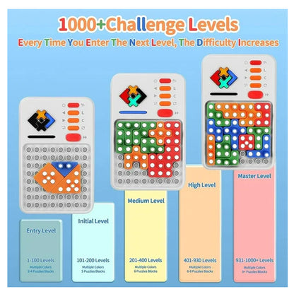 Super Blocks Pattern Matching Puzzle for Kids | Educational Shape & Color Learning Toy (3+ Years)