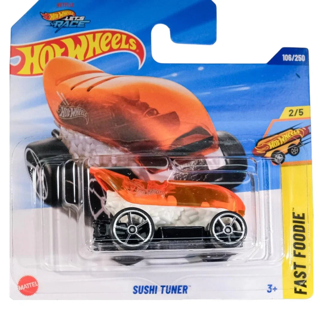 Hot Wheels Sushi Tuner – Fast Foodie Series – 1:64 Scale Die-Cast Car - Jaiman Toys