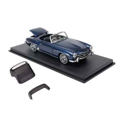 GFCC 1:64 1957 Mercedes-Benz 190SL Metalic Blue Diecast Model