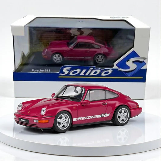 Solido 1:43 Porsche 911 (964) Carrera RS 1992 Star Ruby Diecast Model Car – Collector’s Edition (S4312902)
