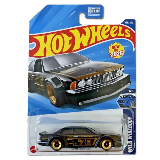 Hot Wheels 5-Car Die-Cast Set – BMW 635 CSi + Monteracer Purple X-Raycers 4/10 + Terra-Tracktyl JBB23 + Birthday Burner Pink + Max Steel Rod Squad | 1:64 Scale