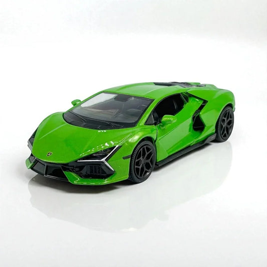 RMZ Hobby 1:32 Lamborghini Revuelto Die-Cast Model Car – Green with Openable Doors, Light & Sound (664970) - Jaiman Toys