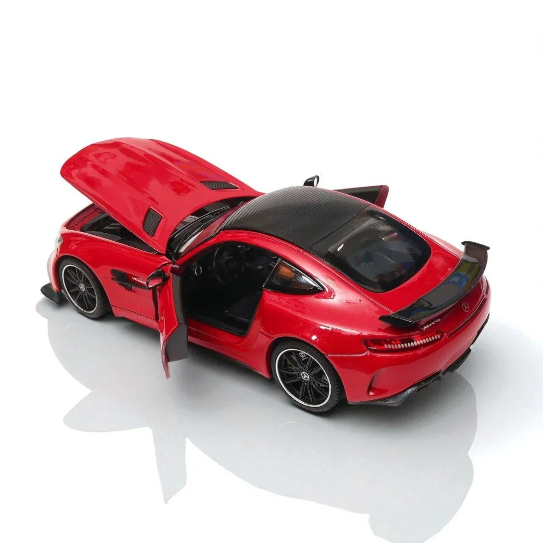 Welly 1:24 Mercedes-AMG GT R Die-Cast Model – Red | Openable Doors (24081) - Jaiman Toys