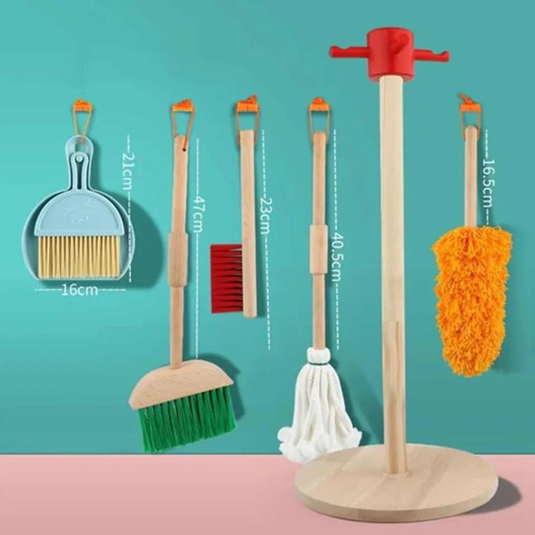 (Box Damage) Children's Cleaning Tools– Pretend Play Housekeeping Set For Kids