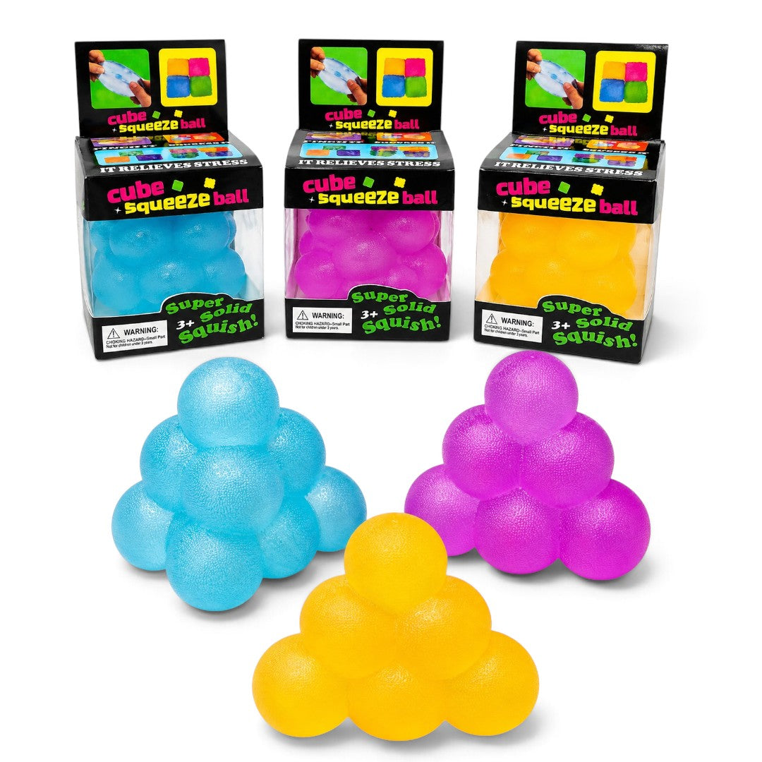 Bubble Cluster Squishy Stress Relief Toy – Soft Sensory Squeeze Fidget Ball, 1 Pc Random Colour