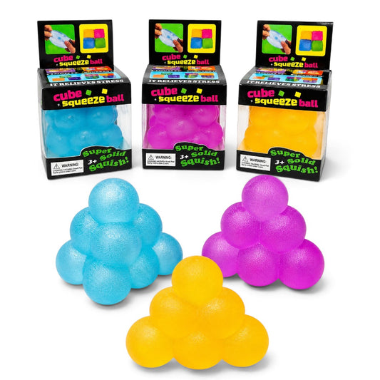 Bubble Cluster Squishy Stress Relief Toy – Soft Sensory Squeeze Fidget Ball, 1 Pc Random Colour
