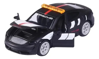 Majorette Porsche Edition Taycan Turbo S - 1:64 Scale (Black) - Jaiman Toys