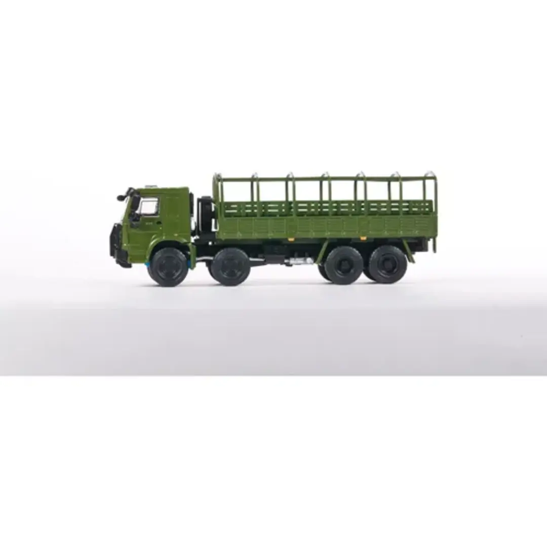 Masdi 1:64 HOWO Military Truck Die-Cast Model – Army Green Heavy Duty Truck Collectible