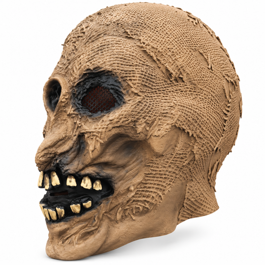 Halloween Scary Mummy Zombie Mask – Realistic Stitched Horror Monster Costume Mask for Adults