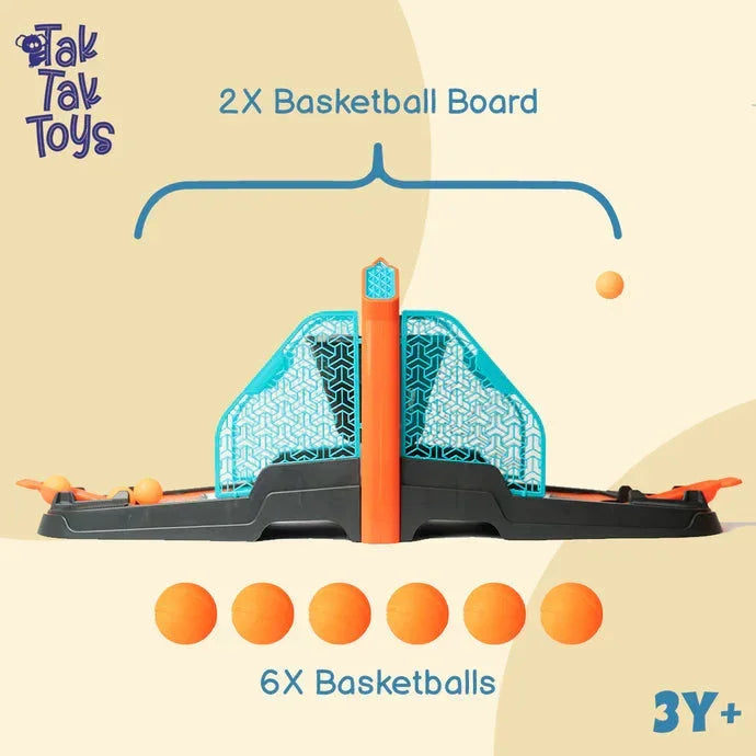 Dunk Master Basketball Game – Indoor Mini Basketball Shooting Set for Kids | Action Sports Toy with Balls | Skill & Coordination Game Age: 5+ Years