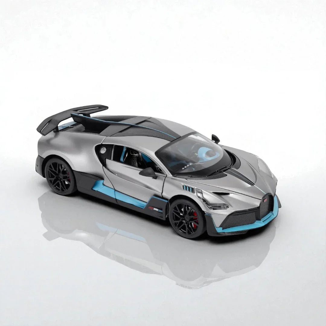 JOY JUNCTION 1:18 Bugatti Divo – Die-Cast Model Car -Grey (JJ250) - Jaiman Toys