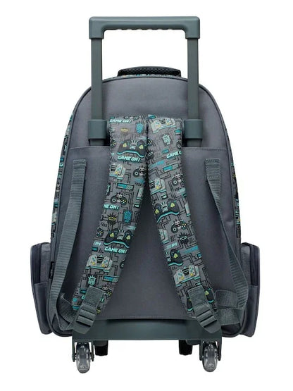 Smiggle School Bag : Game On Colorful & Stylish 18 Inch Trolley Backpack for Kids - Jaiman Toys