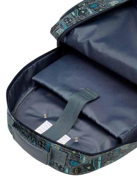 Smiggle School Bag : Game On Colorful & Stylish 18 Inch Trolley Backpack for Kids - Jaiman Toys