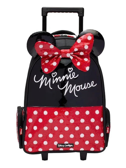 Smiggle School Bag : Minnie Mouse Colorful & Stylish 18 Inch Trolley Backpack for Kids - Jaiman Toys
