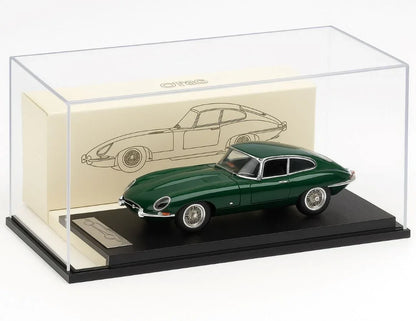 GFCC 1:64 1961 Jaguar E-Type Coupe Green Diecast Car Model