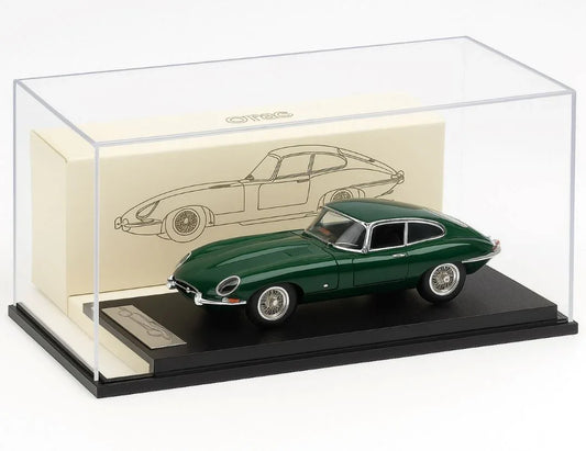 GFCC 1:64 1961 Jaguar E-Type Coupe Green Diecast Car Model