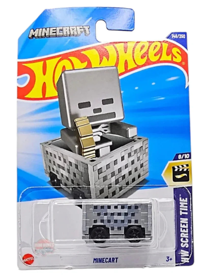 Hot Wheels HYY82 Minecart - Minecraft - Hw Screen Time - Jaiman Toys