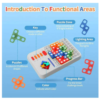 Super Blocks Pattern Matching Puzzle for Kids | Educational Shape & Color Learning Toy (3+ Years)