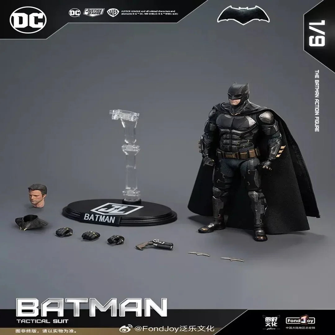 FondJoy Batman Tactical Suit – Ultimate Action Figure | 1/9 Scale DC Justice League Collectible Model - Jaiman Toys