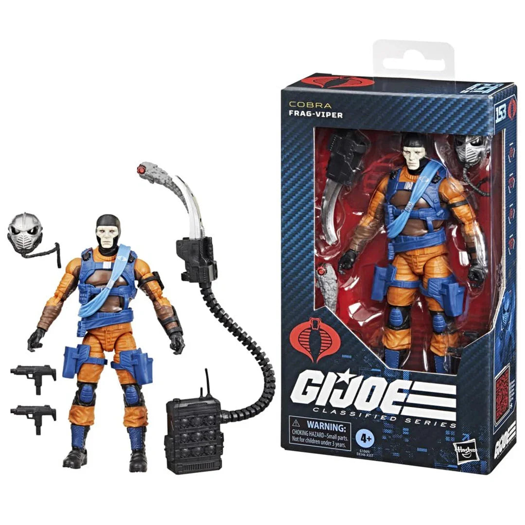 G.I. Joe Classified Series #153 Frag-Viper 6-Inch Action Figure with 10 Accessories - Jaiman Toys