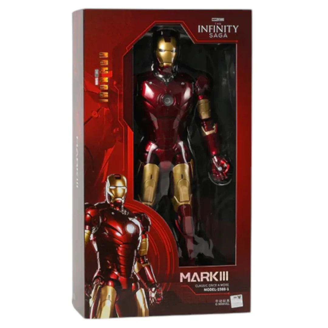 ZD Toys Marvel Infinity SAGA 1/14 Scale MARK III Iron Man Premium Collectible Action Figure With – Accessories