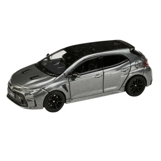 Hobby Japan 1:64 HJ64 TOYOTA GR COROLLA RZ Precious Metalic Grey Diecast Car Model HJ641067GM - Jaiman Toys