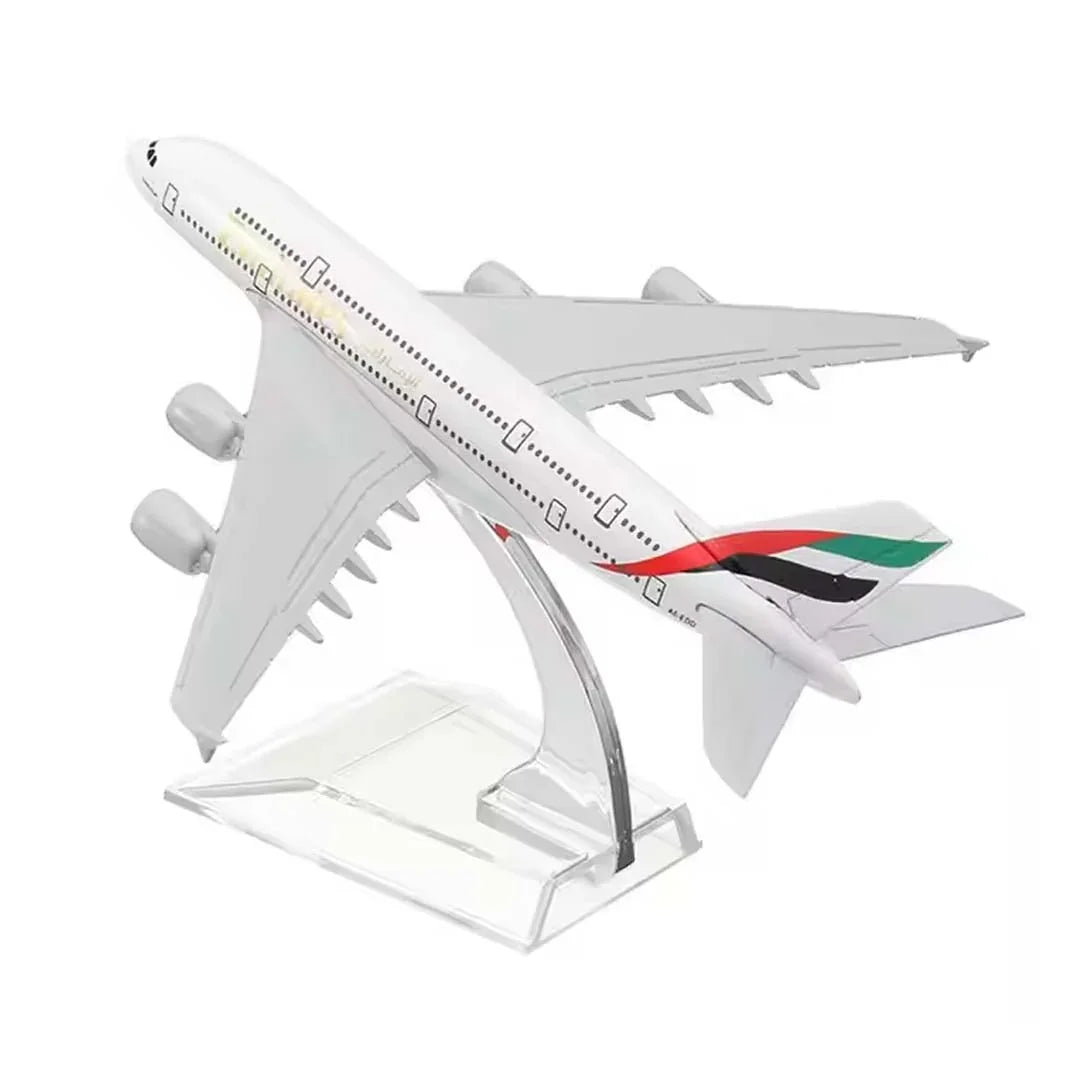 Collectible 1:400 Scale Aircraft Models Airplane - Emirates A380 (16 cm) - Jaiman Toys