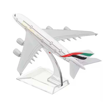 Collectible 1:400 Scale Aircraft Models Airplane - Emirates A380 (16 cm) - Jaiman Toys