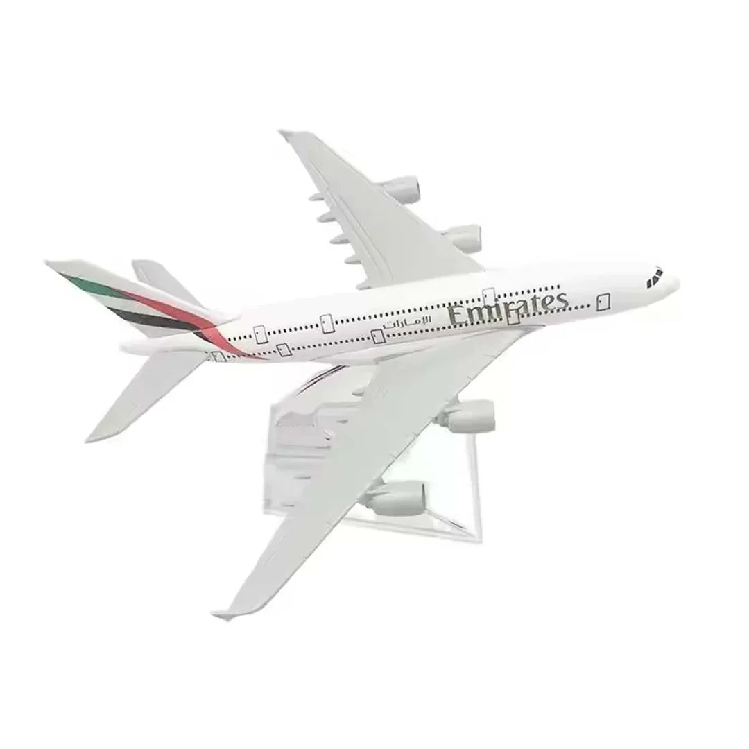 Collectible 1:400 Scale Aircraft Models Airplane - Emirates A380 (16 cm) - Jaiman Toys
