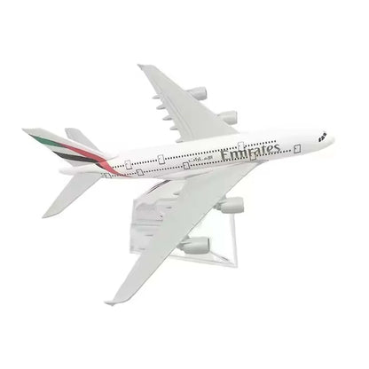 Collectible 1:400 Scale Aircraft Models Airplane - Emirates A380 (16 cm) - Jaiman Toys