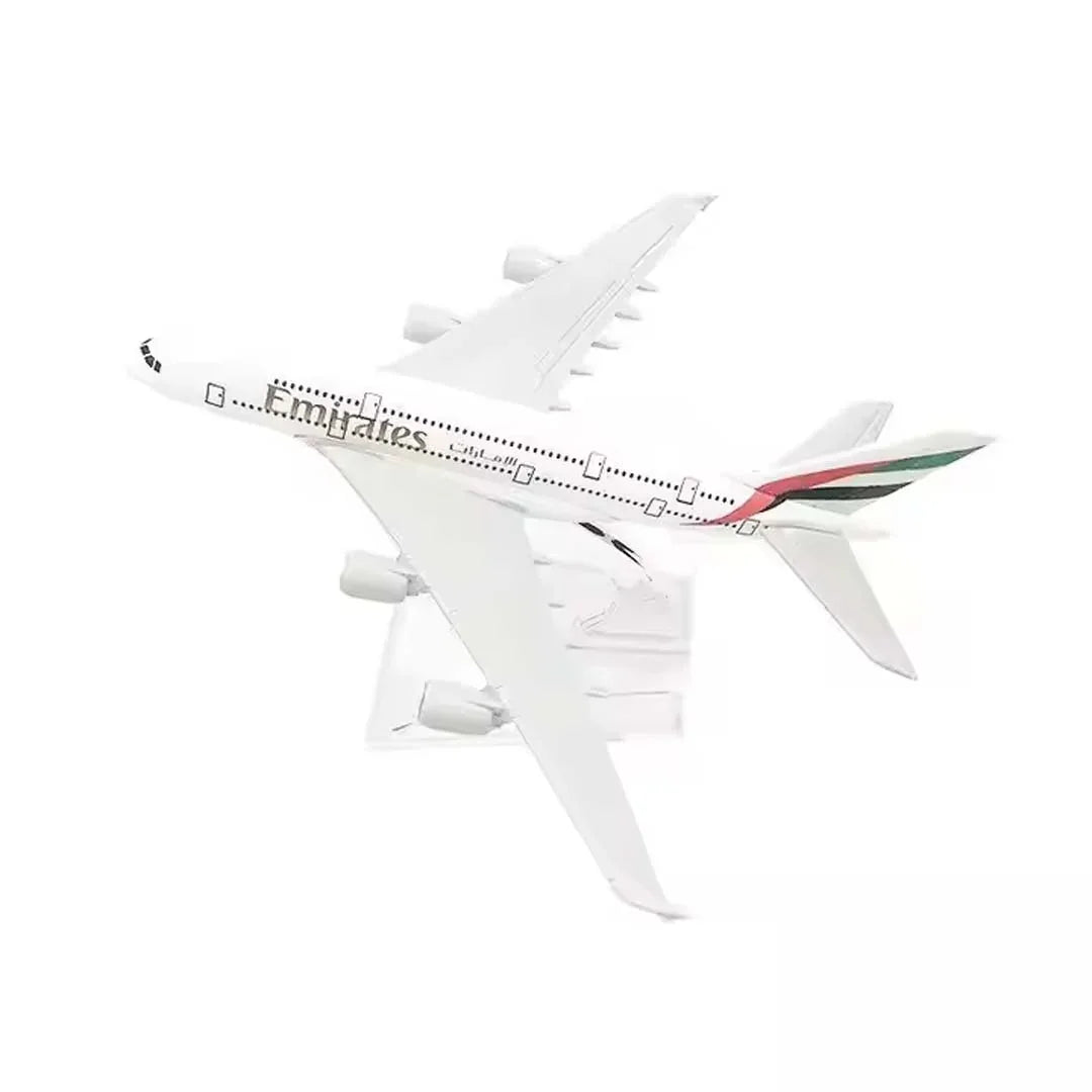 Collectible 1:400 Scale Aircraft Models Airplane - Emirates A380 (16 cm) - Jaiman Toys