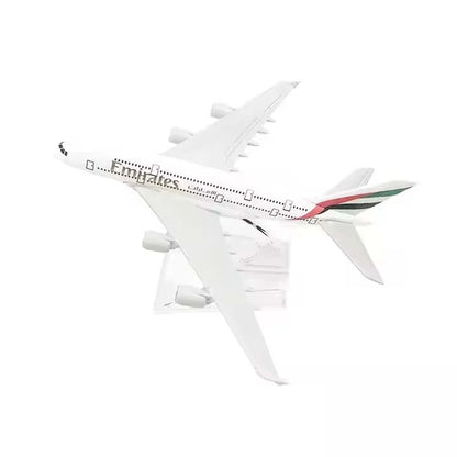 Collectible 1:400 Scale Aircraft Models Airplane - Emirates A380 (16 cm) - Jaiman Toys