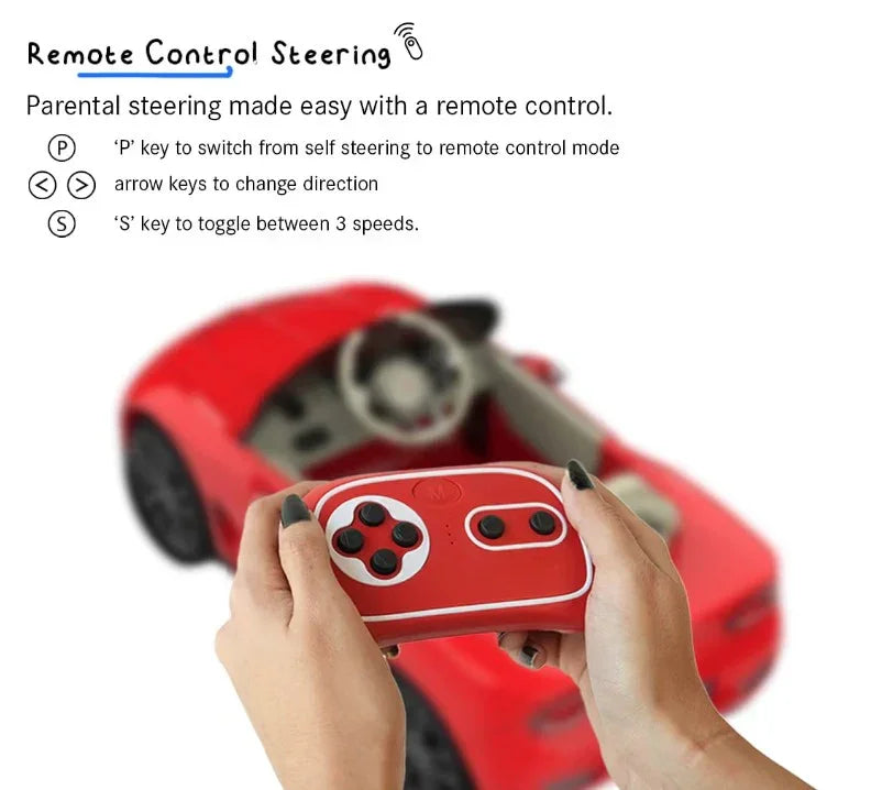 EMotorad Formula Fun BENTLEY EXP12 Ride-On Car for Kids – Green Electric Luxury Car