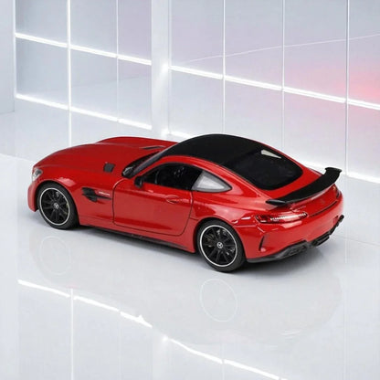 Welly 1:24 Mercedes-AMG GT R Die-Cast Model – Red | Openable Doors (24081) - Jaiman Toys