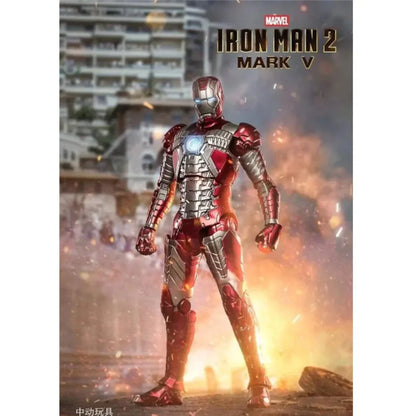 ZD Toys Marvel Iron Man Mark V with Hologram Action Figure | 1/10 Scale Collectible - Jaiman Toys