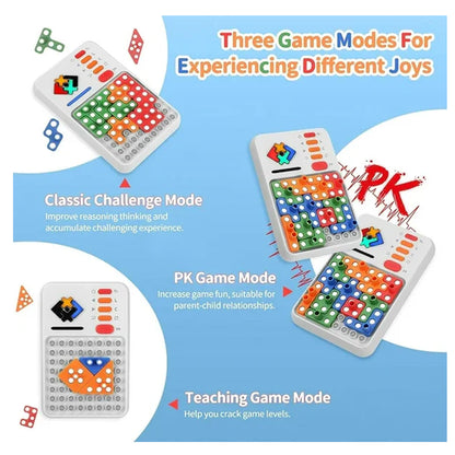 Super Blocks Pattern Matching Puzzle for Kids | Educational Shape & Color Learning Toy (3+ Years)