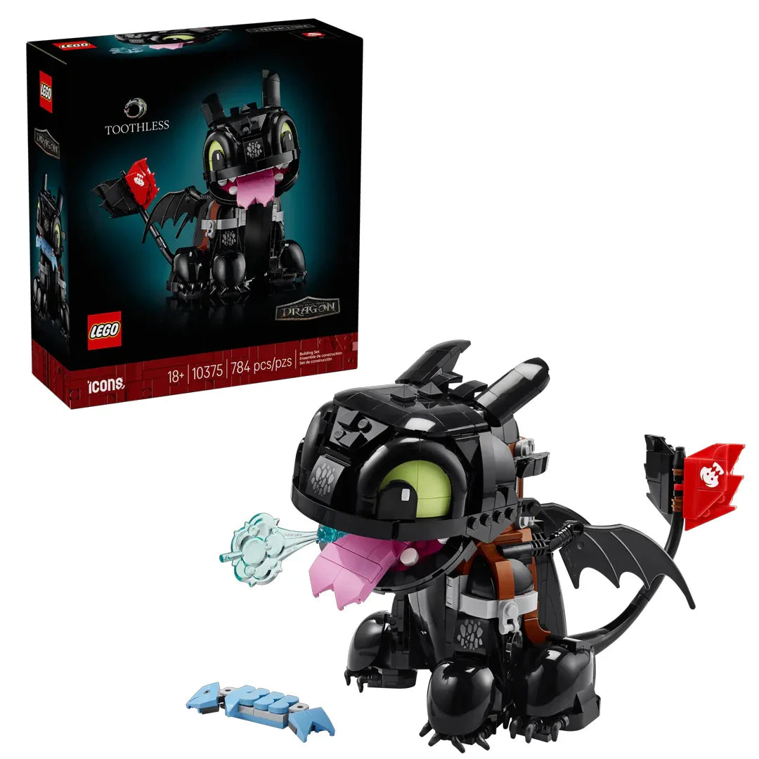LEGO 10375 How to Train Your Dragon Toothless – Collectible Buildable Dragon Toy