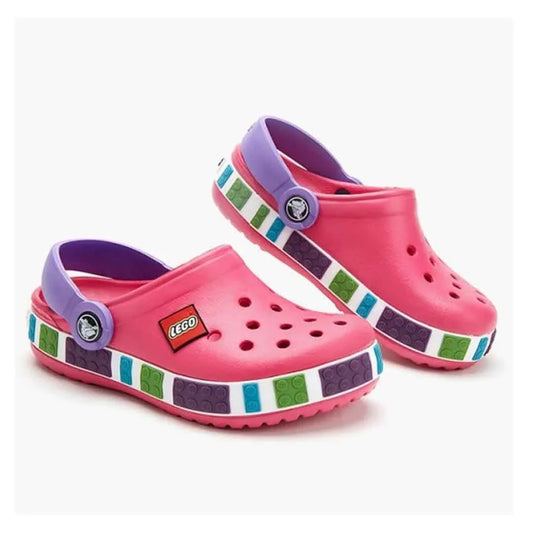 Crocs x LEGO Pink Clogs for Unisex Kids - Jaiman Toys
