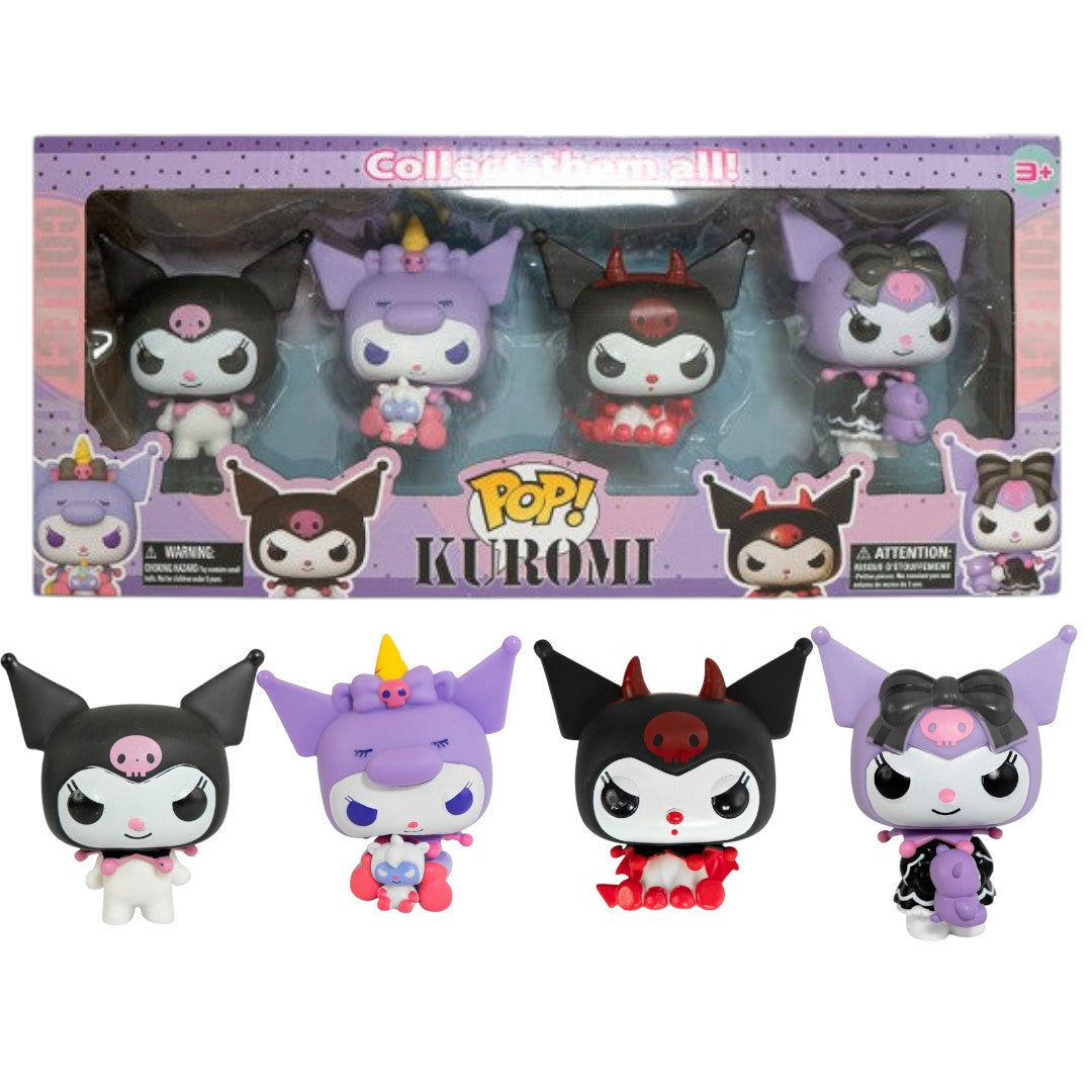 Pop! Animation – Sanrio Kuromi Figure Set (4-Pack) | Collectible Vinyl Figures