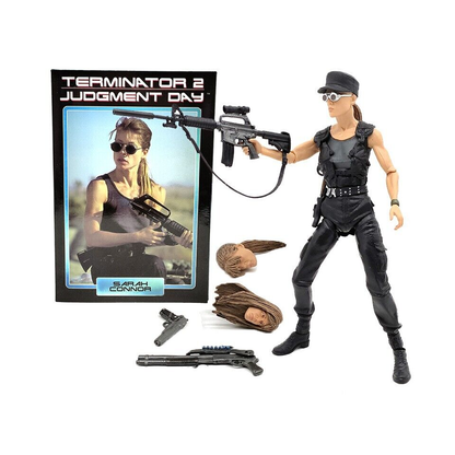 NECA TERMINATOR 2: JUDGMENT DAY- SARAH CONNOR -The Ultimate Terminator Collectible Action Figure- Age 17+