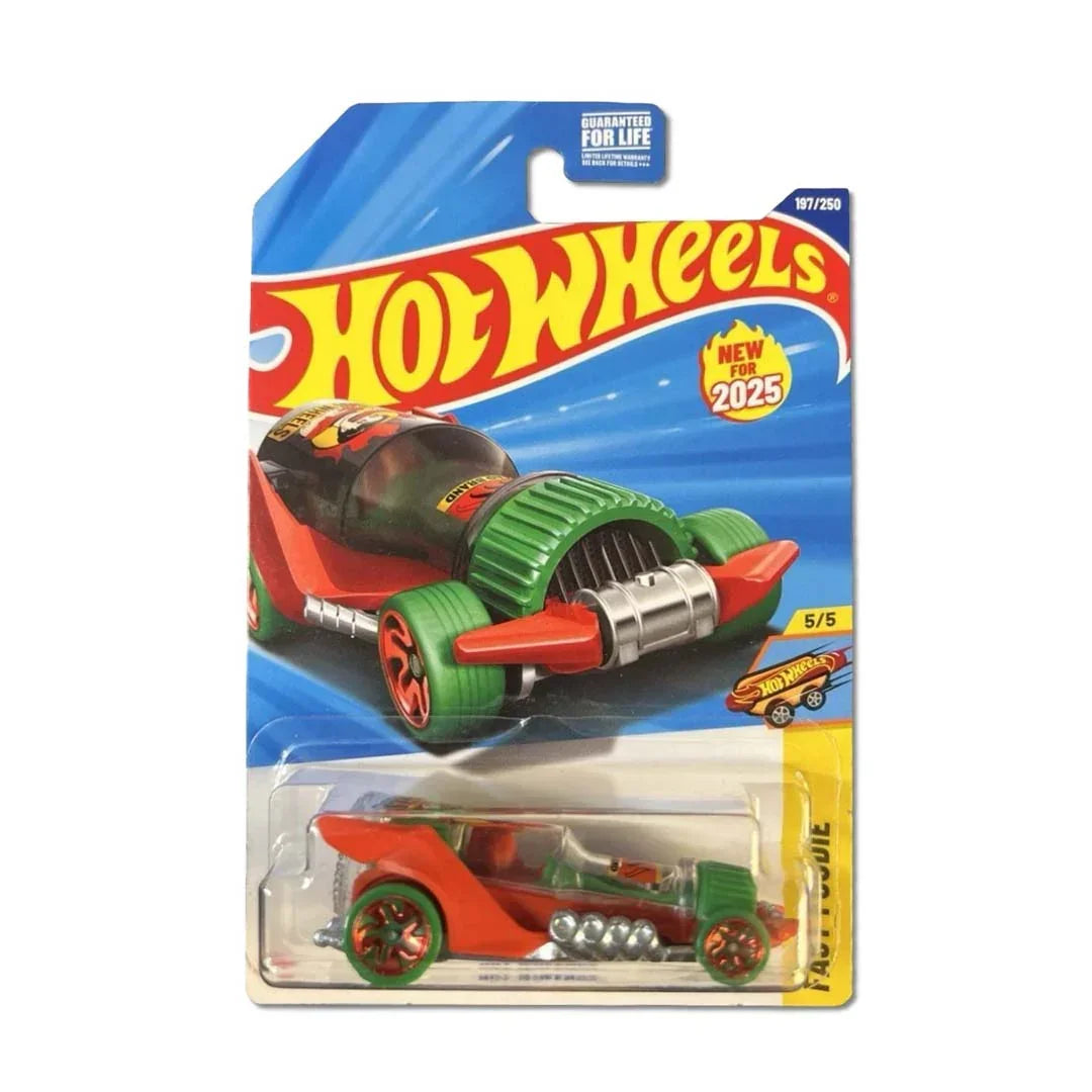 Hot Wheels 1:64 Scale 5-Car Die-Cast Set – '95 Mazda RX-7 Drift + Audi 90 Quattro + Nerve Hammer X-Raycers + '68 Camaro HW Modified + Fast Foodie Hot Wheengs