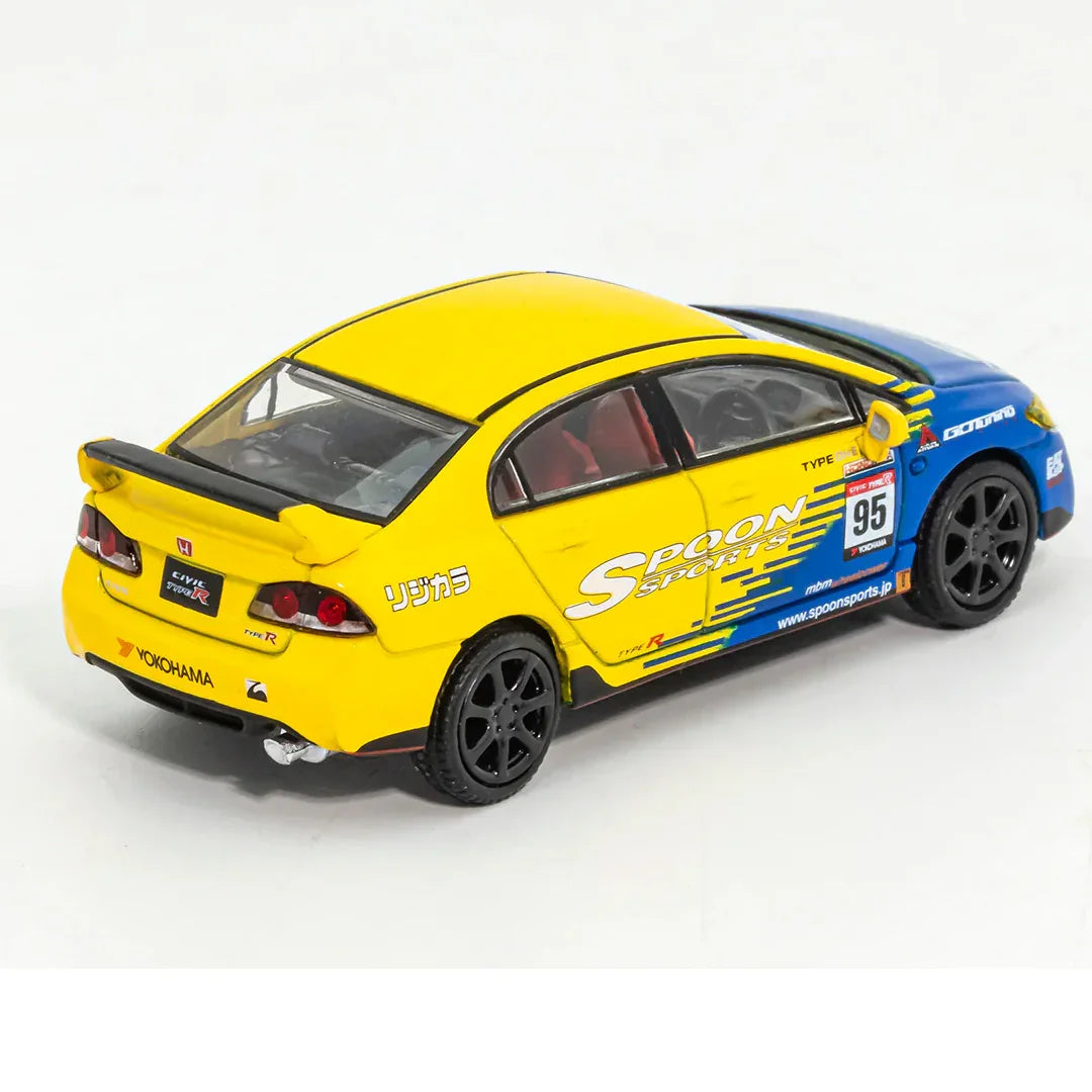 Shadow 1:64 Honda Civic FD2 Spoon Type R 2007 (RHD) LL-021-163 | Diecast Collectible Car Model - Jaiman Toys